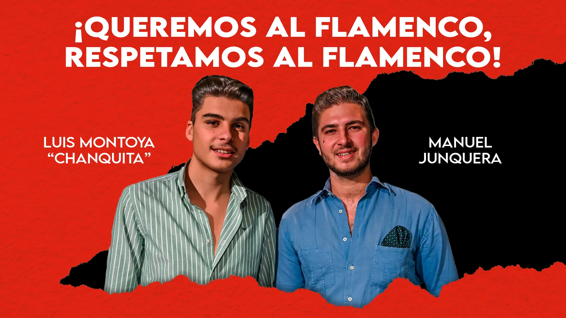 MANUEL JUNQUERA Y LUIS MONTOYA ,PRESENTACION DEL RECITAL QUEREMOS AL FLAMENCO