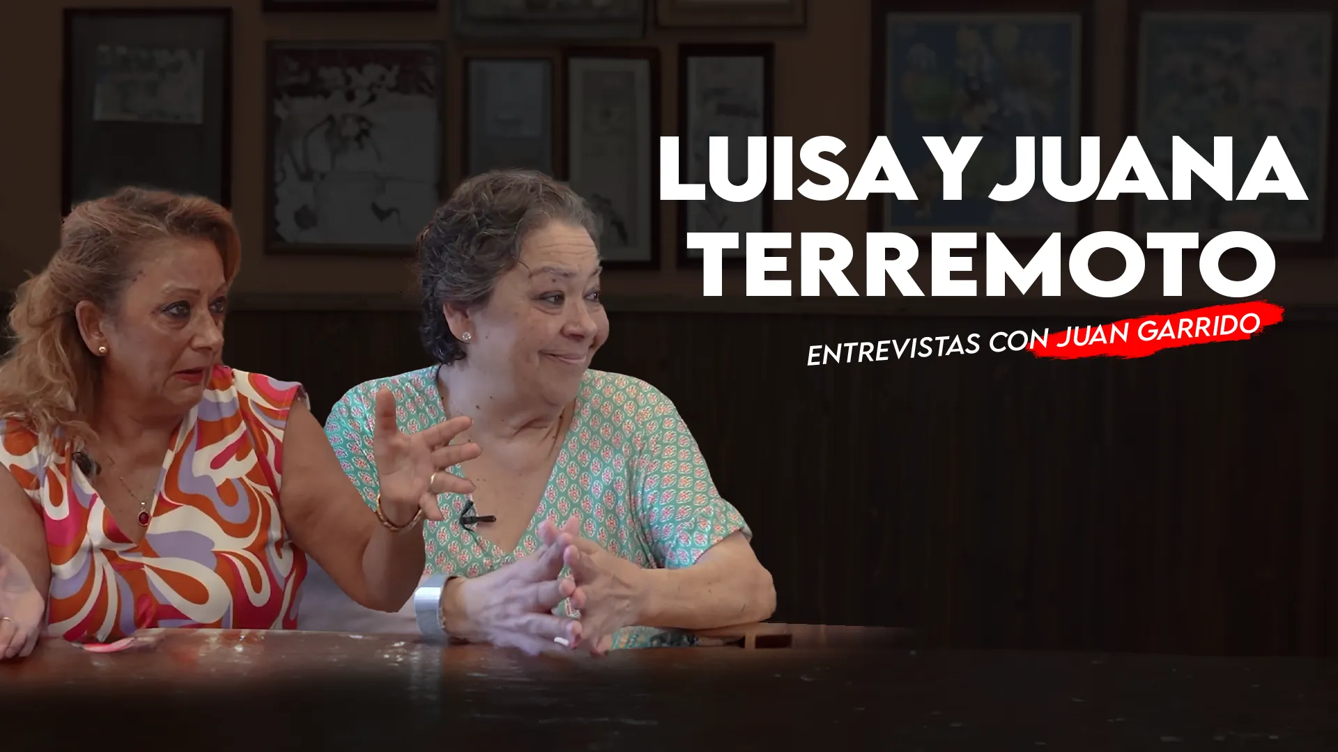 LUISA Y JUANA TERREMOTO