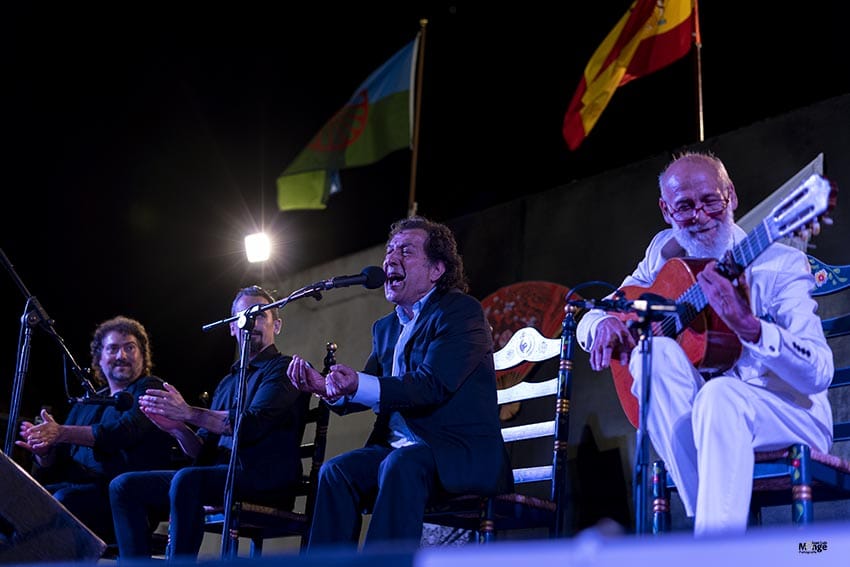 Juanito Villar y Periquín Niño Jero. Clausura XXXV Encuentros Flamencos. Peña Flamenca Juanito Villar. Cádiz. 5 julio 2019. Foto: Juan Luis Monge