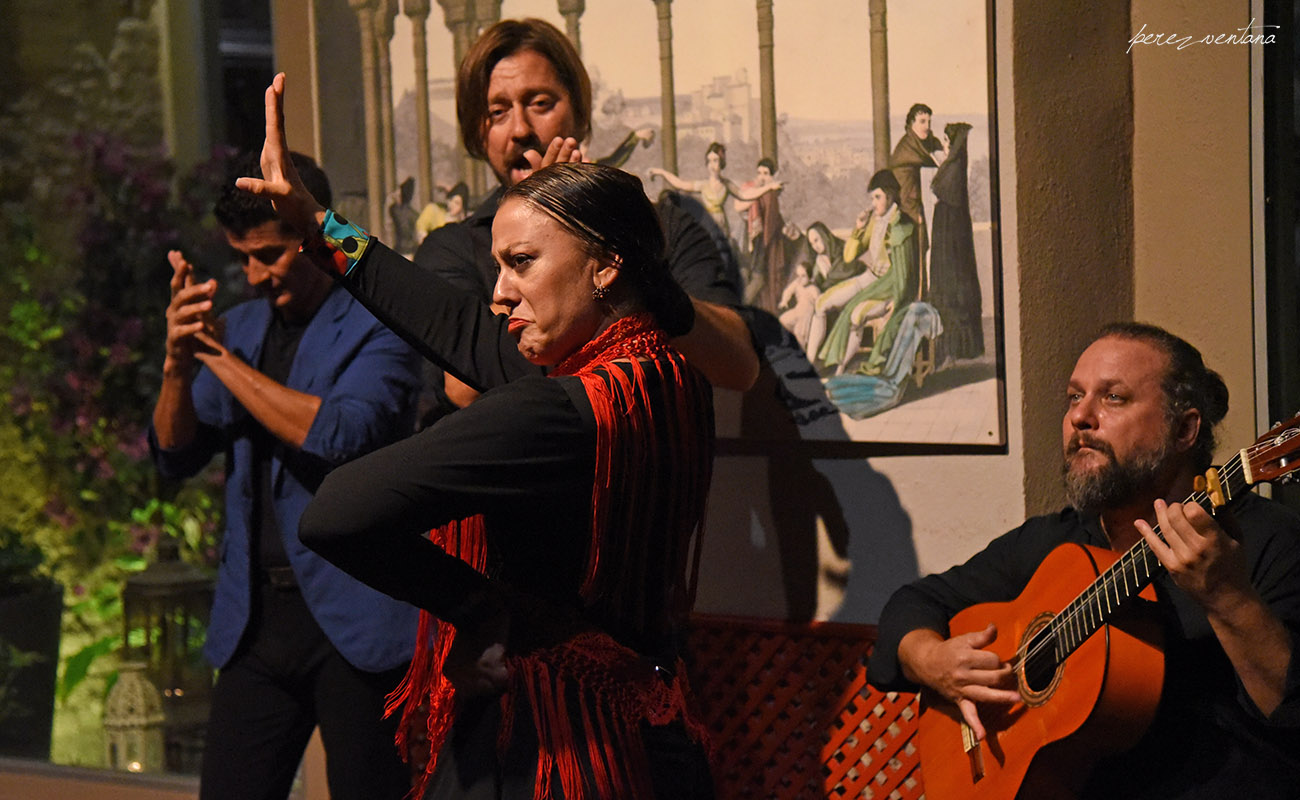 Al baile, Asunción Pérez Choni. Semblanza Flamenca. Casa de la Memoria, Sevilla. Foto: Quico Pérez-Ventana