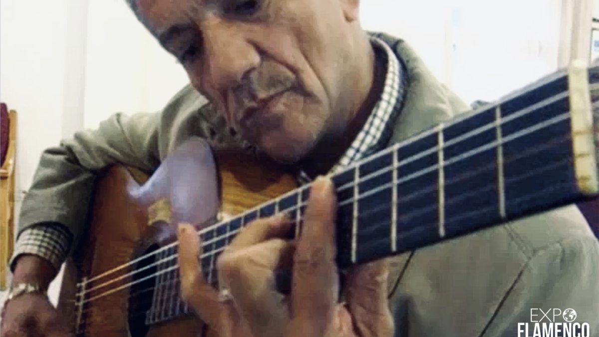 El guitarrista onubense Niño Miguel. Imagen de vídeo exclusiva de ExpoFlamenco.
