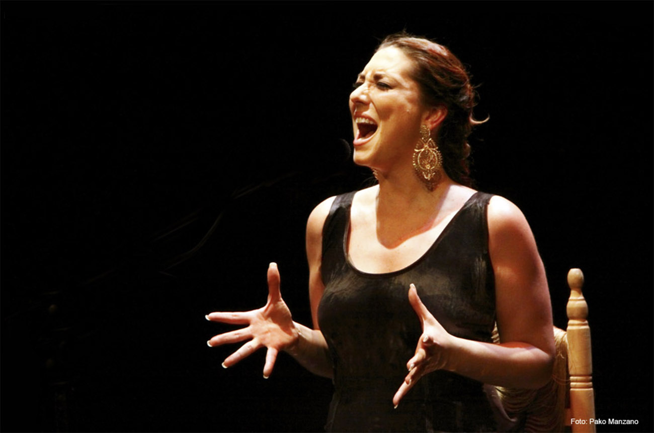 La cantaora granadina Marina Heredia, impulsora del proyecto de la Asociación de Artistas Flamencos. Foto: Pako Manzano (web Marina)