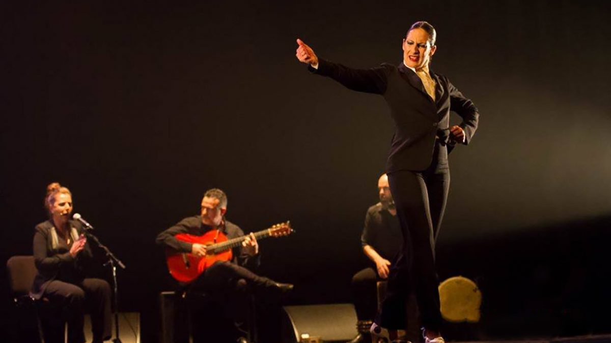 Actuación de Úrsula López en el Festival Flamenco Atlántico 2019. Centro Cultural Olga Cadaval, Lisboa. Foto: Jorge Torres Carmona (FB Flamenco Atlántico)